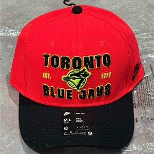 Nike Red and Black Toronto Blue Jays Embroidered Cap